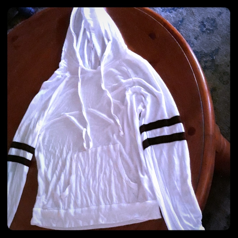 White hoodie